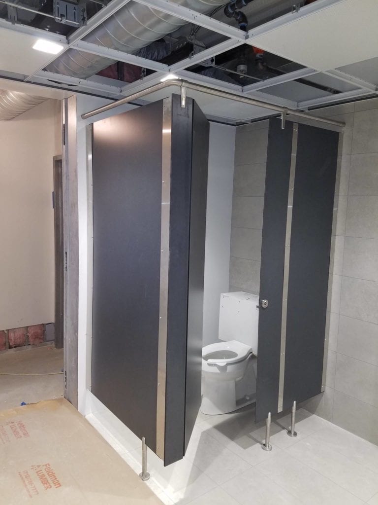 Bathroom Partition Installers - Field Measure Through Install